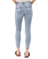 Silver Jeans Co. Women's Suki Mid Rise Curvy Fit Skinny