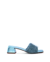 Maguire Shoes Merida Fuzzy Sandal Heeled Mule