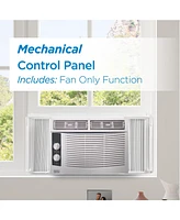 Black+Decker Window Air Conditioner 5,000 Btu, Ac Window Unit Cools Up to 150 Square Feet, Window Ac Unit with Mechanical Controls, 2 Cooling Speeds a