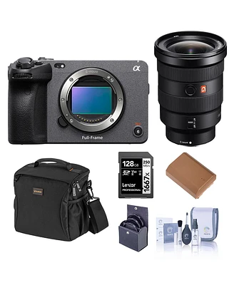 Sony FX3 Full-Frame Cinema Line Camera with 16-35mm Lens and Accessories