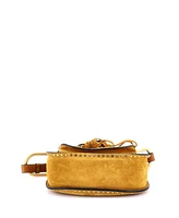 Pre-Owned Chloe Small Hudson Handbag Whipstitch Suede