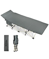 Wide Foldable Camping Cot with Carry Bag