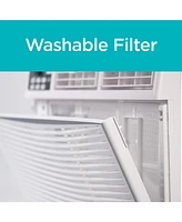 Black+Decker Window Air Conditioner 8,000 Btu, Ac Window Unit Cools Up to 350 Square Feet, Window Ac Unit with Remote Control, 3 Cooling Speeds and Fa