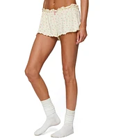 Edikted Women's Florence Floral Shorts