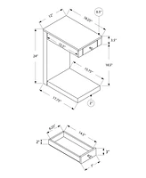 Sleek Hollow Core Accent Table for Stylish Living Rooms