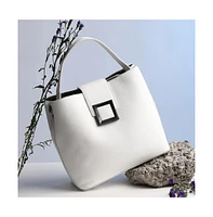 Women's Pure Perfection White Bucket Bag