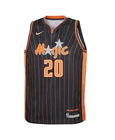 Big Boys Nike Markelle Fultz Anthracite Orlando Magic 2021/22 Swingman Jersey - City Edition
