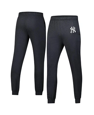Fanatics Men's Heather Charcoal New York Yankees Fleece Jogger Pants