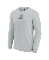 Fanatics Men's Gray Los Angeles Lakers Elements Strive Long Sleeve T-Shirt
