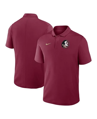 Nike Men's Garnet Florida State Seminoles Primetime Victory Primary Logo Performance Polo Shirt