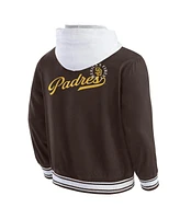 Darius Rucker Collection by Fanatics Men's Brown San Diego Padres Full-Snap Hooded Jacket