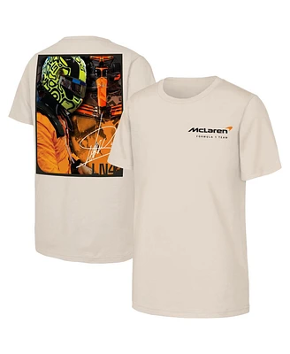 Outerstuff Big Boys and Girls Lando Norris Natural McLaren F1 Team LN4 Og T-Shirt