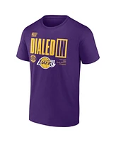 Fanatics Men's Purple Los Angeles Lakers 2025 Pacific Division Champions Locker Room T-Shirt