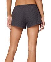 Edikted Women's Shaya Eyelet Shorts