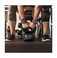 Yaheetech 35lb Kettlebell Hdpe Coated Kettle Bells for Home Gym