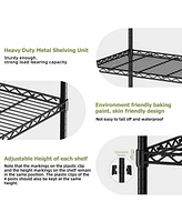Wire Shelving Metal Storage Rack Adjustable Shelves, Standing Storage Shelf