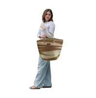 Life Art Large Handmade Sisal Woven Tote bag