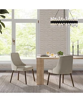 Adrian Modern Easy Assembly Space-Saving Dining Chair,Set of 2
