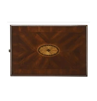 Modern Manufactured Wood Rectangular End Table with Lower Shelf