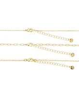 Unwritten Cubic Zirconia Beaded Layered Necklace Set