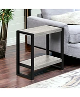End Table with Shelf – Practical Storage and Display Table for Home Decor