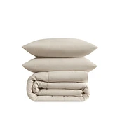 Truly Soft Green Solid 3-Pc. Comforter Set