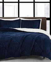 London Fog Signature Corduroy 3-Pc. Comforter Set