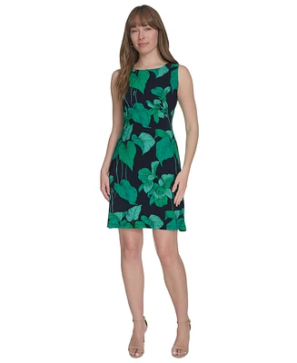 Tommy Hilfiger Petite Botanical-Print Shift Dress