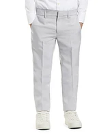 Opposuits Toddler and Little Boys Groovy Grey Slim Fit Solid Suit Including Blazer, Pants and Clip-On-Tie