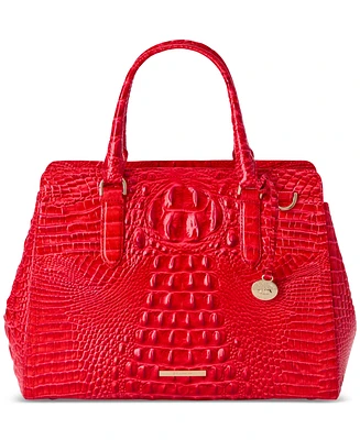 Brahmin Finley Leather Satchel