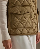 Polo Ralph Lauren Women's Corduroy-Trim Quilted Vest