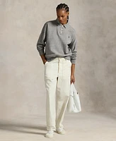 Polo Ralph Lauren Women's Lightweight Fleece Quarter-Zip Sweatshirt