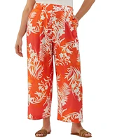 Ella Rafaella Plus Wide Leg Ankle Pants