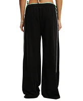 Cotton On Women's Ribbed Pull-On Wide-Leg Cover-Up Pants