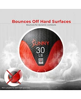 Sunny Health & Fitness Medicine Ball 8LBS, Non-slip Grip