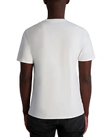 Karl Lagerfeld Paris Men's Short Sleeve Textured Logo T-Shirt