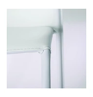 Set of 2 All Stacking Chairs for Dining Room Office or Event Seating