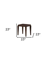 Durable Solid Wood End Table for Any Living Room