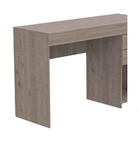 Contemporary Computer Desk with Two Drawers for Small Space Solutions