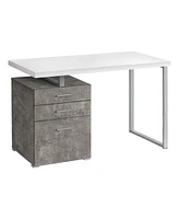 Compact Computer Desk with Three Drawers – Space-Saving and Practical Design