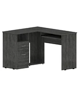 L-Shape Corner Desk with Dual Drawers – Stylish and Functional Computer Desk