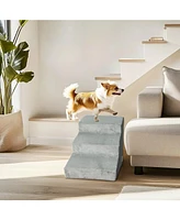 Bingopaw 3-Step Non-Slip Sponge Dog Stairs for Small Dogs