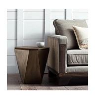 Solid Wood Accent Table – Perfect for Living Room or Nightstand Use