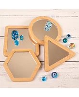 Yellow Door Little Looking Shape Mirrors - Set of 4