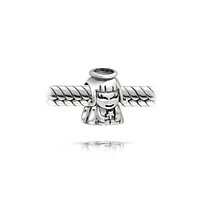Bling Jewelry Protection Inspirational Guardian Angel Bead Charm .925 Sterling Silver