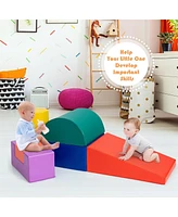 6 Piece Climb Crawl Play Set Indoor Kids Toddler