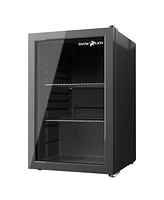 SnowLion Premium 69L Beverage Refrigerator 2.4 Cu.ft. Freestanding Mini Fridge With Glass Door in
