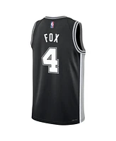 Nike Big Boys and Girls De'Aaron Fox Black San Antonio Spurs Swingman Jersey