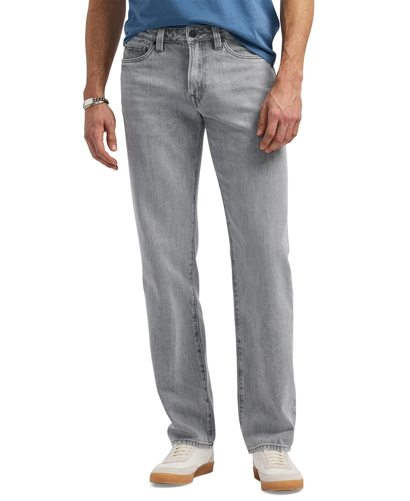 Men's Straight Driven Relaxed Fit Gray Jeans