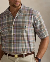 Polo Ralph Lauren Men's Big & Tall Plaid Oxford Camp Shirt